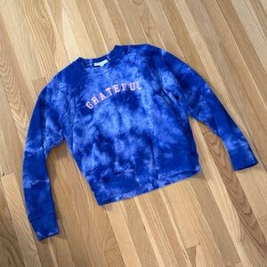 Spiritual Gangster Blue Tie-Dye Grateful Sweatshirt